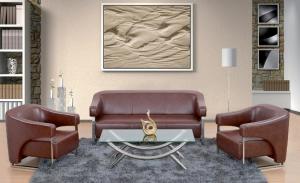 Quality Modern PU leather China reception office sofa wholesale