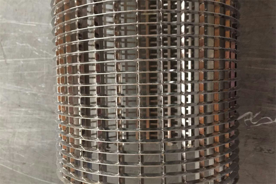 Bright Wire Wrap Screen Inverted Shallow FOTI Stainless Steel Round Screen