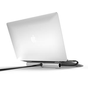 Quality 15 inches Alloy Rubber Personalised Laptop Stand 220g Silver Color wholesale