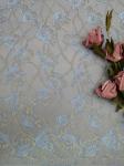 Lace Embroidery Metallic Floral Fabric Women Garment Textile