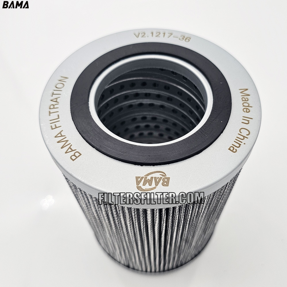 V2.1217-36 Heavy Equipment Return Oil Filter with 8 bar Max. Will. Differential Pressure