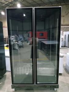 Quality 2 Glass Doors Beverage Display Fridge Commercial Upright Refrigerator wholesale