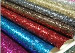 Pu Leather Vinyl Fabric Glitter Effect Wallpaper Grade 3 With 3D Chunky Glitter