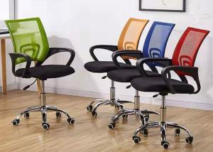 Quality Green Fixed Armrest Mesh Office Swivel Chair wholesale