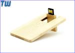 Solid Wood Credit Card Name Card 4GB Thumbdrive Disk Customized Printing