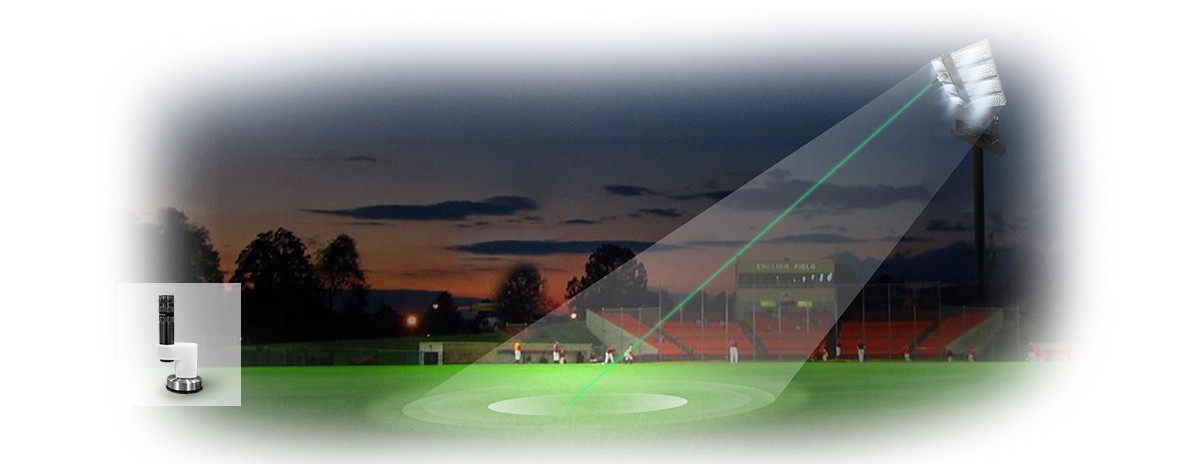 5000k / 5700k Portable LED Sports Field Lights Waterproof Vertically