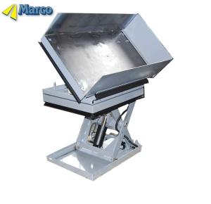 Quality Marco Ergonomic Hydraulic Tilt Scissor Goods Lift Table for Smooth Stationary Lifting wholesale