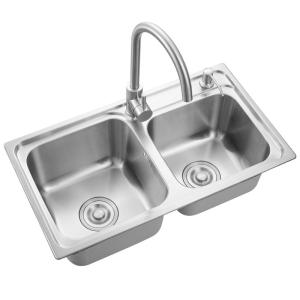 Quality Restaurant Stainless Steel Kitchen Sink Polished Brushed 770×420×210mm wholesale