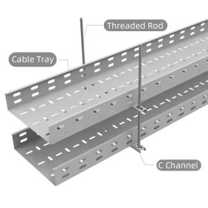 Quality Fireproofing Perforated Metal Cable Tray wholesale