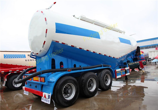 50 Cm Dry Bulk Carriers Bulk Cement Tanker Trailer , Cement Tank Trailer