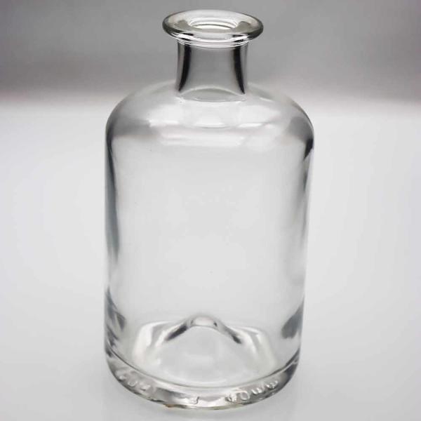 Cheap Clear Bourbon Empty Whiskey Bottle Full Coated 22MM Bore for sale