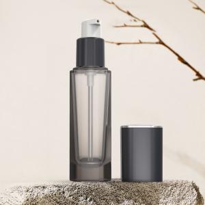 Quality Empty 30ml Frosted Glass Face Oil Serum Bottle Packaging 30ml Glass Pump Cosmetic Serum Oil Dropper Bottle wholesale