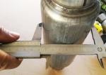 Id 57mm Overall Length 300mm Performance Exhaust Muffler Galvanized