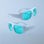 600-700nm Red Laser Protection Glasses , OD4+ Laser Safety Eyewear
