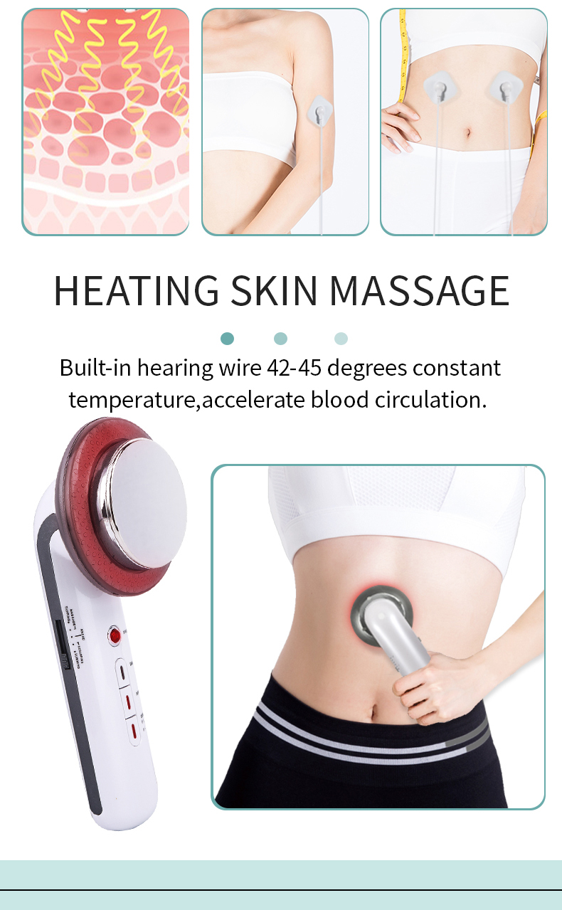 New Home Ultrasonic slimming instrument EMS Infrared Body Massager Fat Burner body beauty instrument