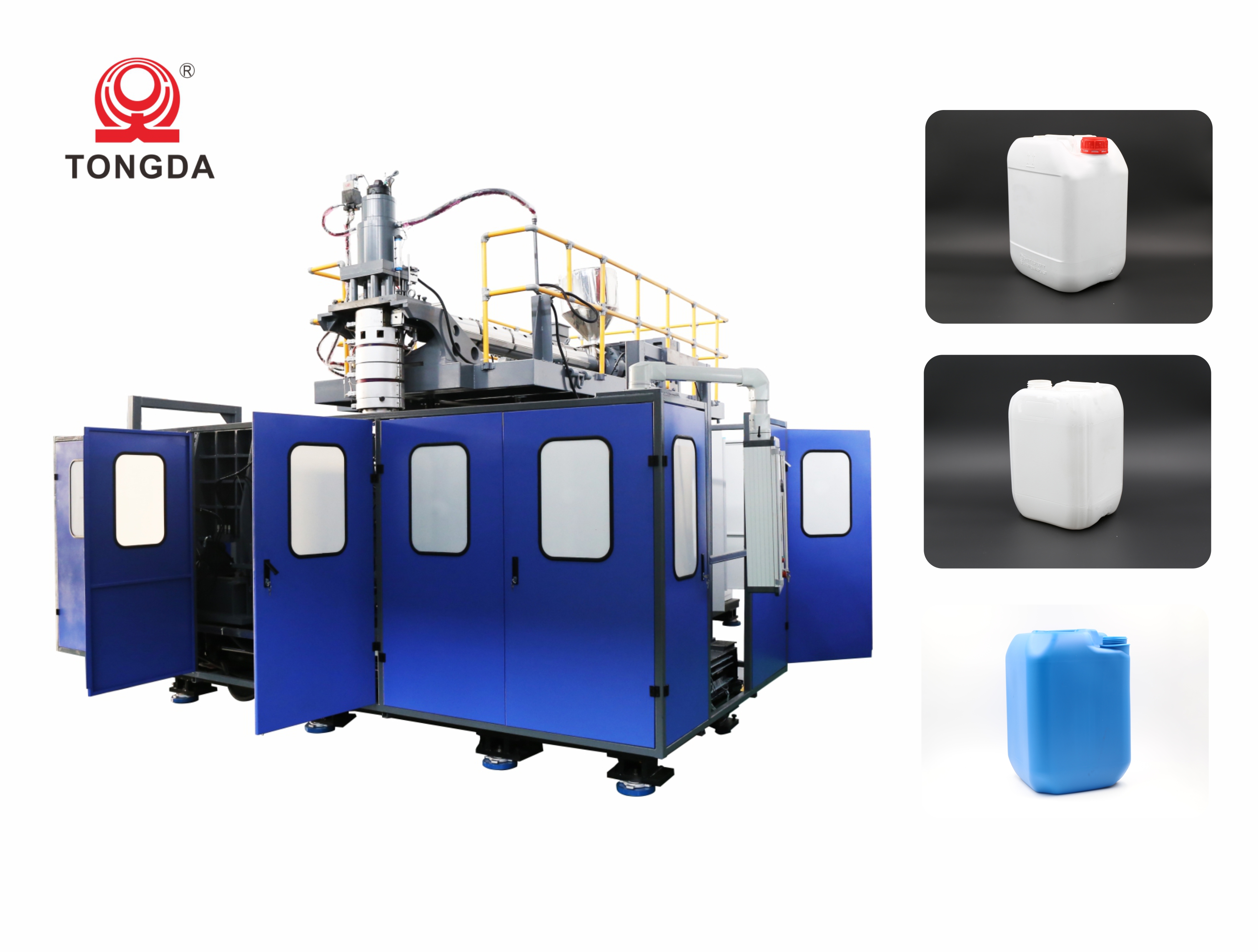 5 Gallon HDPE PP Water Bottle Blow Molding Machine Double Station