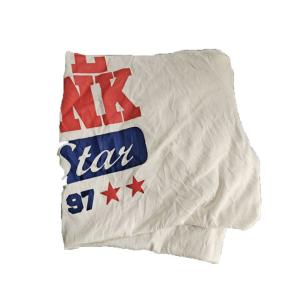 Quality No Metal No Dirty White 85% Cotton T Shirt Rags wholesale