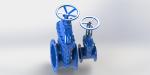 Flanged Ends Ductile Iron Water Gate Valve For Water Systems