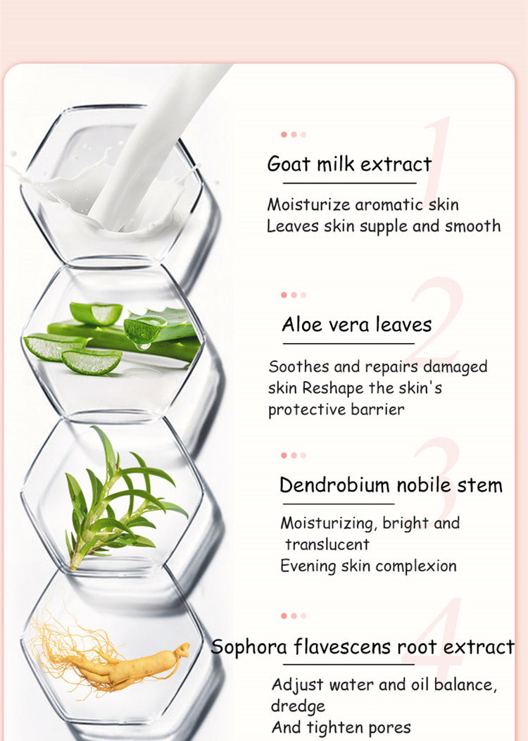 Goat Milk Hotel Shower Gel Bath Shower Mousse Foam Body Bubble Wash Lotion