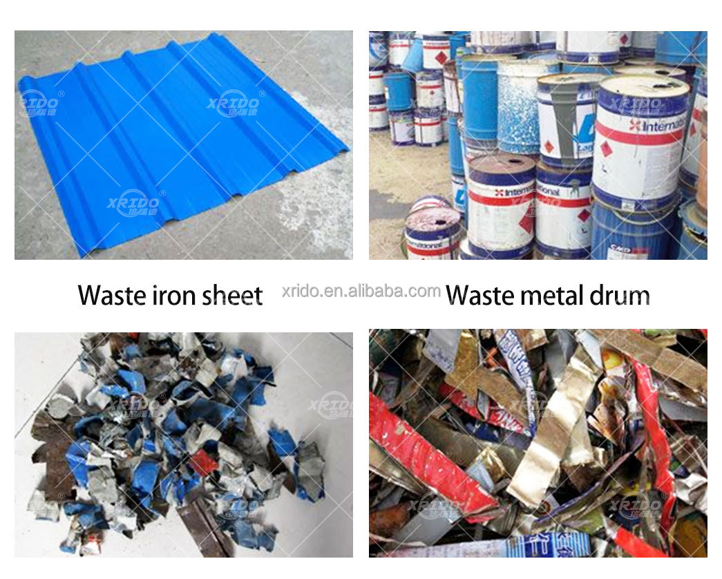 Stainless Steel Copper Metal Recycling Shredder Heavy Duty Metal Shredder Machine