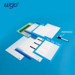 Self Adhesive Mounted 1000times No Magnet Needed Dry Erase Boards For Classroom
