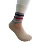 Custom logo knitting classic colorful stripes Cotton crew socks