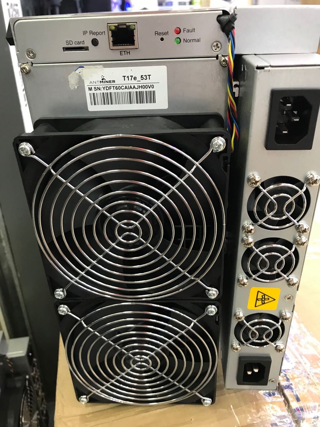 SHA 256 Algorithm Second Hand Miner 2200W Bitmain Antminer T17 40TH