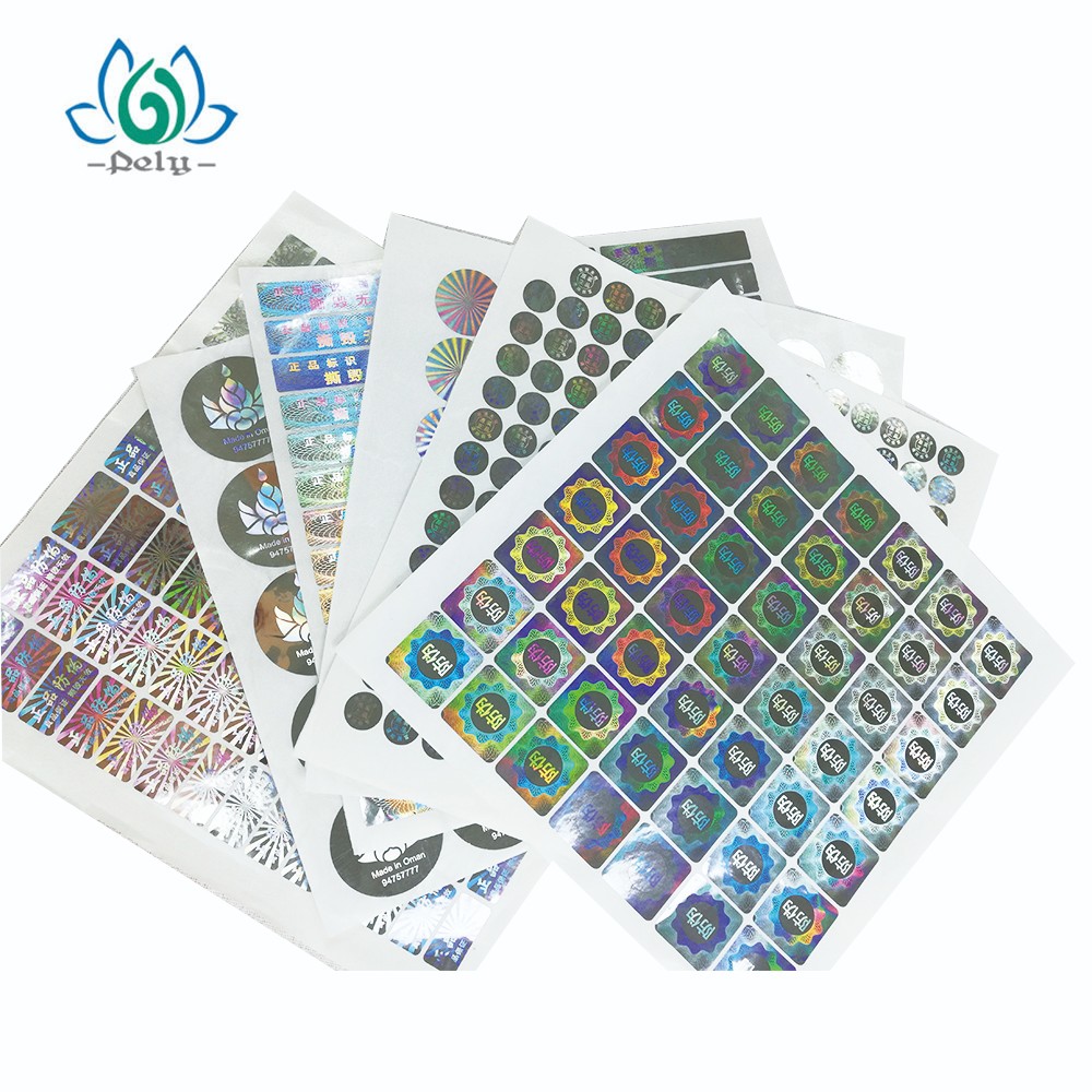 Colorful Tamper Evident Security Labels For Protection