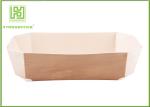Food Grade Wooden Sushi Boat Disposable Sushi Tray Without Splinters