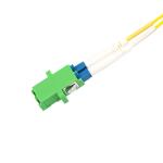 Duplex Split Type LC Fiber Optic Adapter With Flange