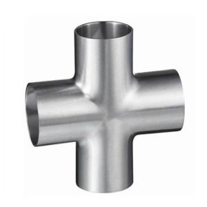 Quality Long Tangent Cross Stainless Steel Tube Clamp Fittings 10 Bar Working Pressure wholesale