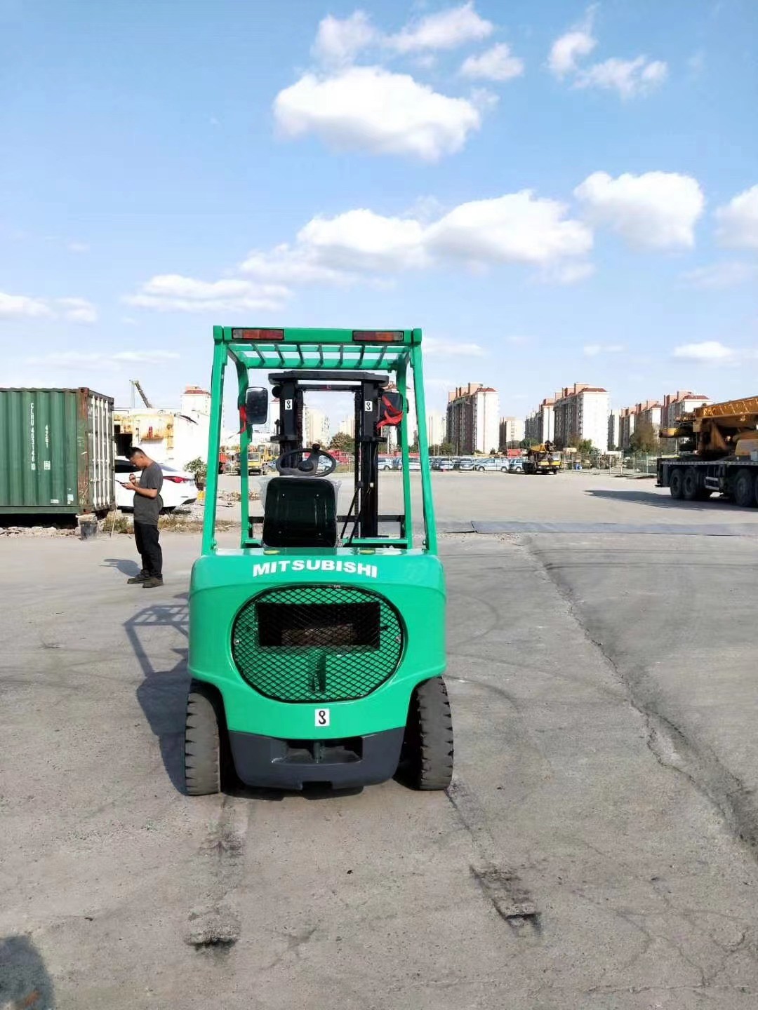 Used Mitsubishi Diesel Forklift Truck 3 Ton Used Original Mitsubishi Standard Stages
