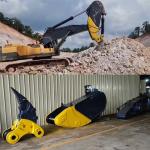 Q355B Steel 70 Tonne Excavator Rock Ripper For Mining Project