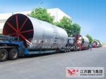 16m domestic Waste Treatment 80 tons Per Hour Rotary Kiln System