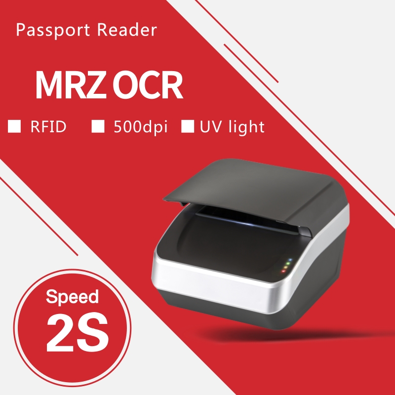 USB Interface MRZ OCR Scanner for Secure Client Verification in Financial Institutions