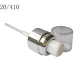 Cream Dispenser OEM Cosmetic Lotion Pump With Transparent Cap