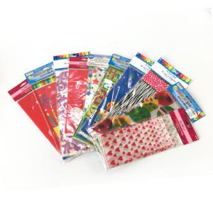 Quality Irregular 0.03mm Clear Plastic Gift Bags Halloween Bags For Candy wholesale