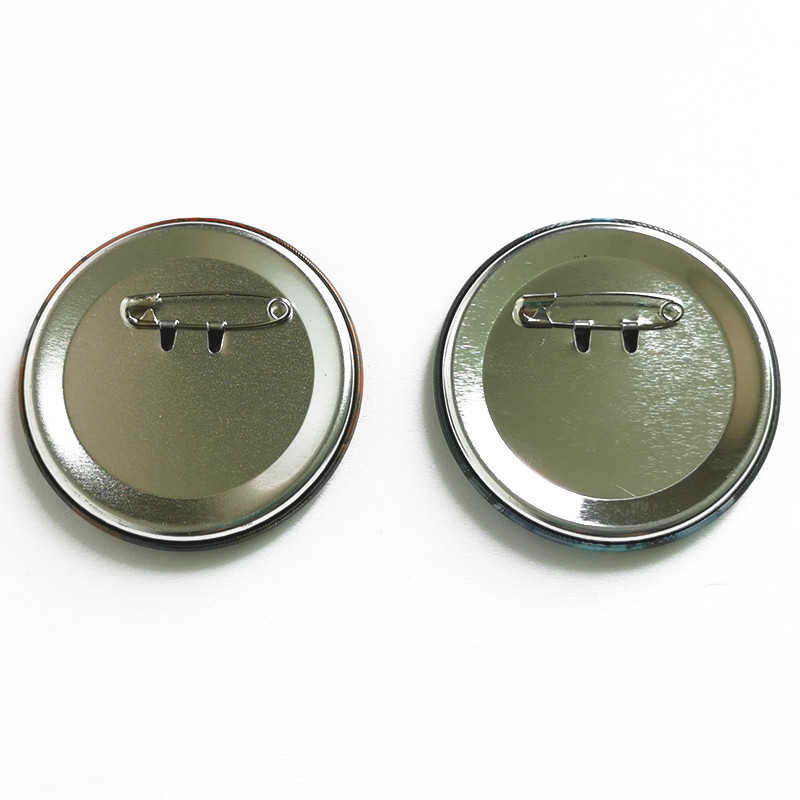 Custom Printed Logo Round 3D PET Badge For Shoes Hats No Toxic