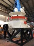 90KW Single Cylinder Cone Crusher Hydraulic High Manganese Steel Material