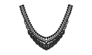 Quality Crochet lace embroidery lace collar part for fashion garment wholesale