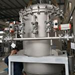 VITON Seal High Filtration Stainless Steel Flange Connection Double Bag Filter