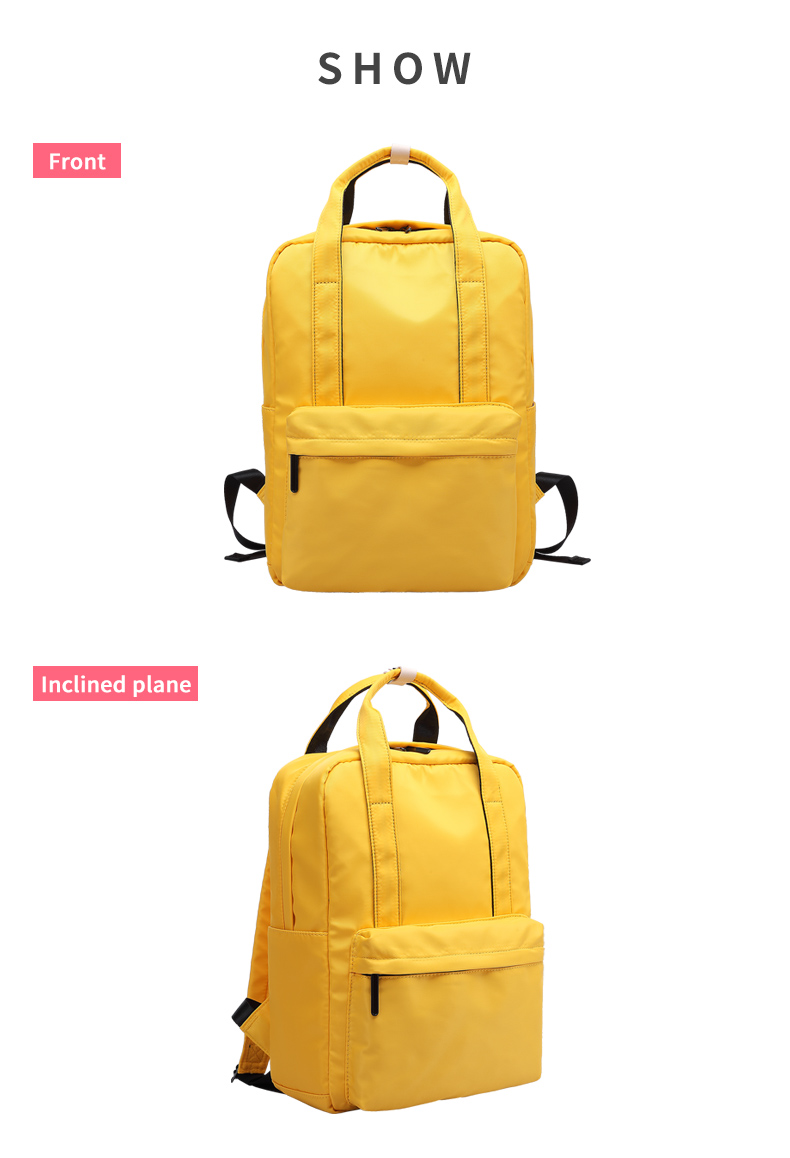 Hot sale custom logo women fashion waterproof light backpack school bags
