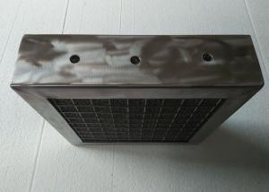 Quality Mesh Pad Mist Eliminator Oil Mist Extraction SS310 Drain Hole Design wholesale