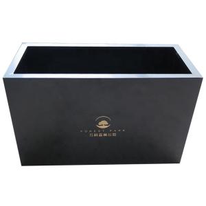 Quality ISO9001 Large Galvanized Steel Garden Metal Flower Pots wholesale