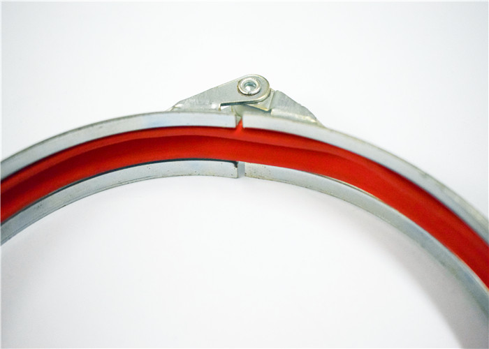 Galvanized Round Air Duct Quick Release Pipe Clamp For Dust Removal System