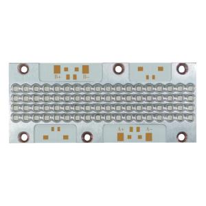 Quality 365nm 176W High Power 71*31mm 10-12W/cm2 30deg / 60deg SMD Copper Board COB LED Module For Curing wholesale