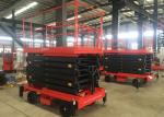 SJY0.3-16 300KG Four wheel Traction Hydraulic Mobile Scissor Lift 16M Max