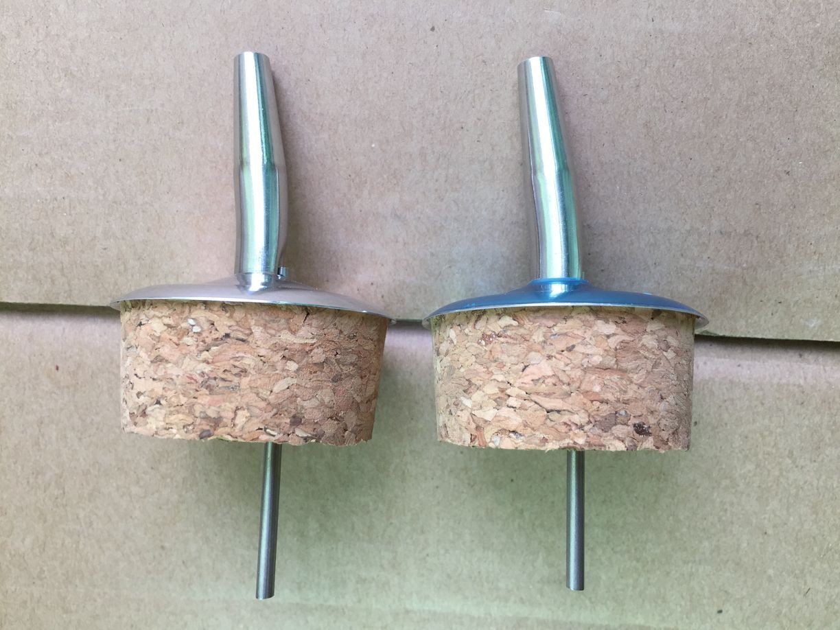 304 Stainless Steel Pourer with Pour Spout Good For 42mm Salad Dressing with Wider Cork