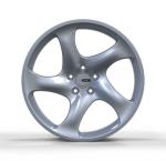 Aluminum 5x130 Off Road Wheels Silver 19 Inch Porsche Rims