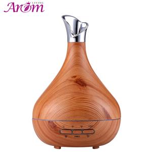 Quality Human Body Induction Auto Control 300ml Wood Grain Aromatherapy Diffuser wholesale